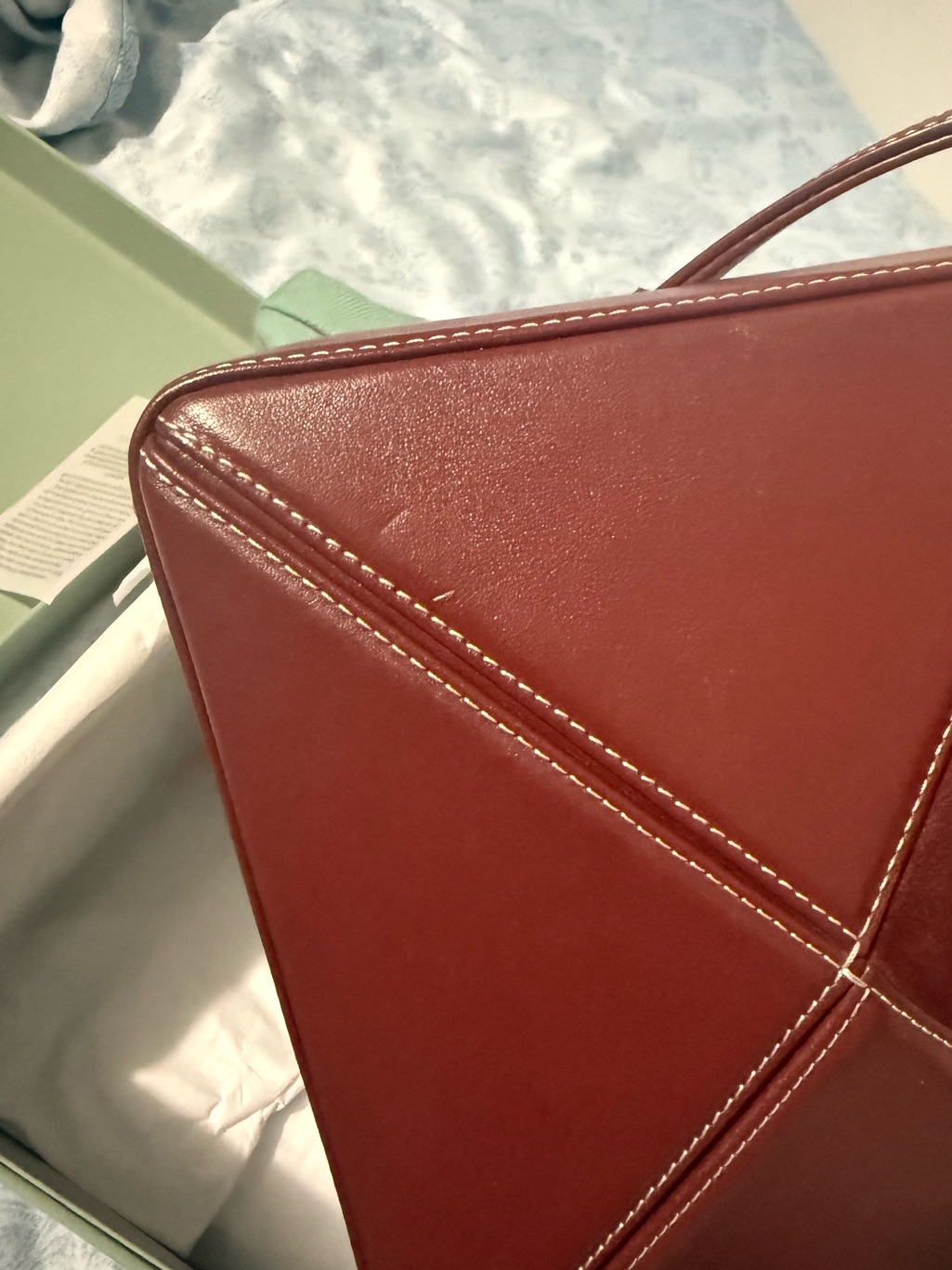Mlouye Mini Flex In Burgundy — image 2 of 8